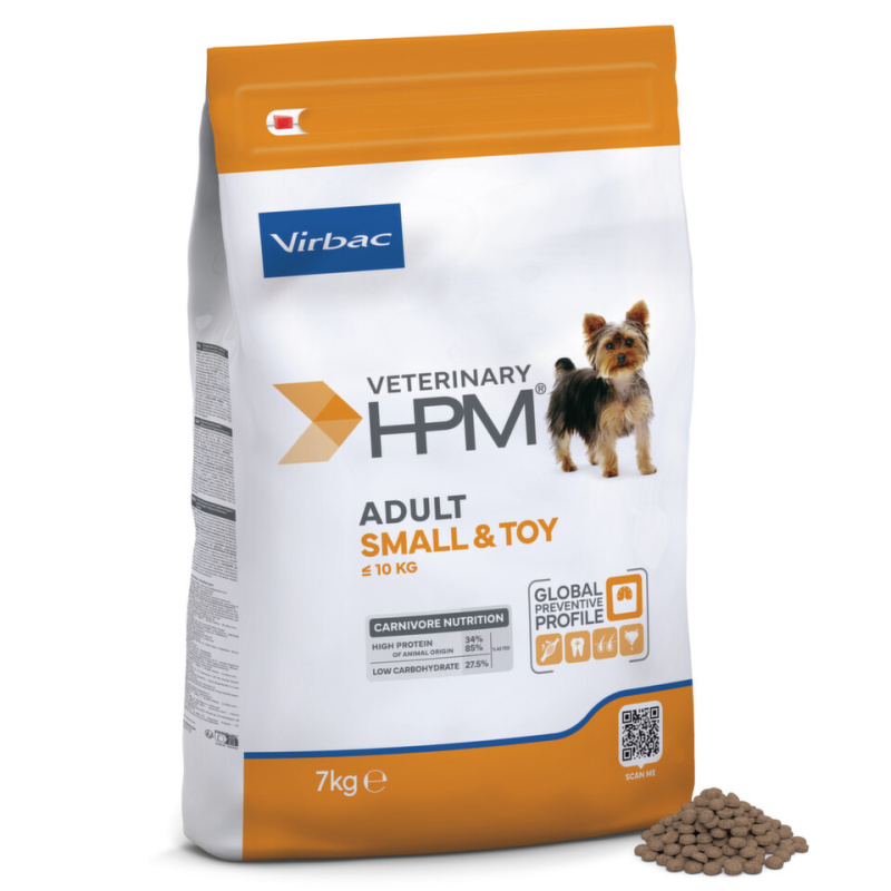 VET HPM Adult Dog Small & Toy 7kg NEW