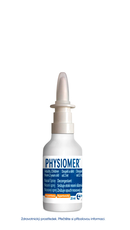 PHYSIOMER Hypertonický Alergie a nosní dutiny 20 ml