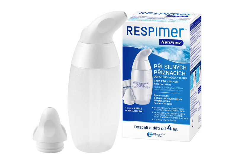 RESPIMER sada pro výplach nosu a dutin
