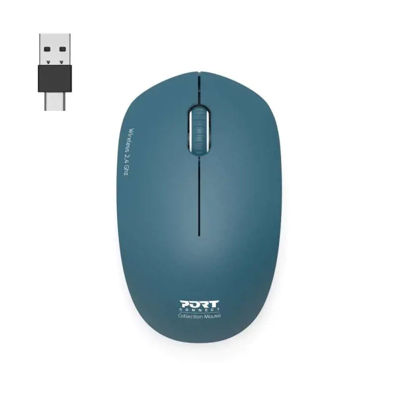 Port Connect Wireless Collection - bezdrátová myš - safírová