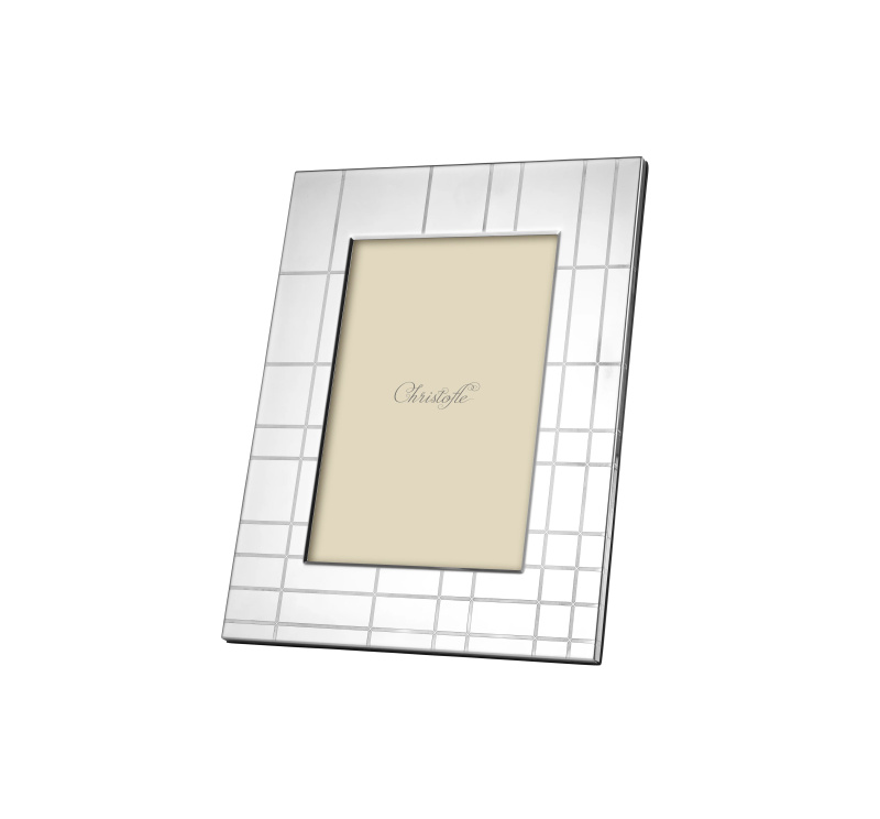 Christofle Fotorámeček kolekce Graphik, nerezová ocel, 16,5 × 21,5 cm B05956006