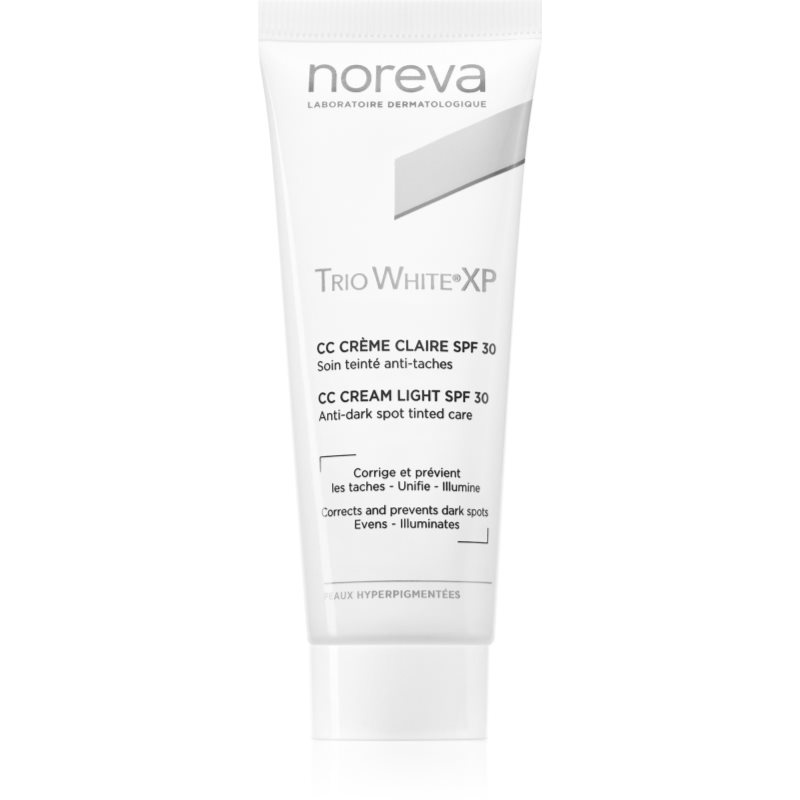 Noreva Trio White XP CC Cream Light SPF 30 CC krém pro jednotný tón pleti SPF 30 40 ml