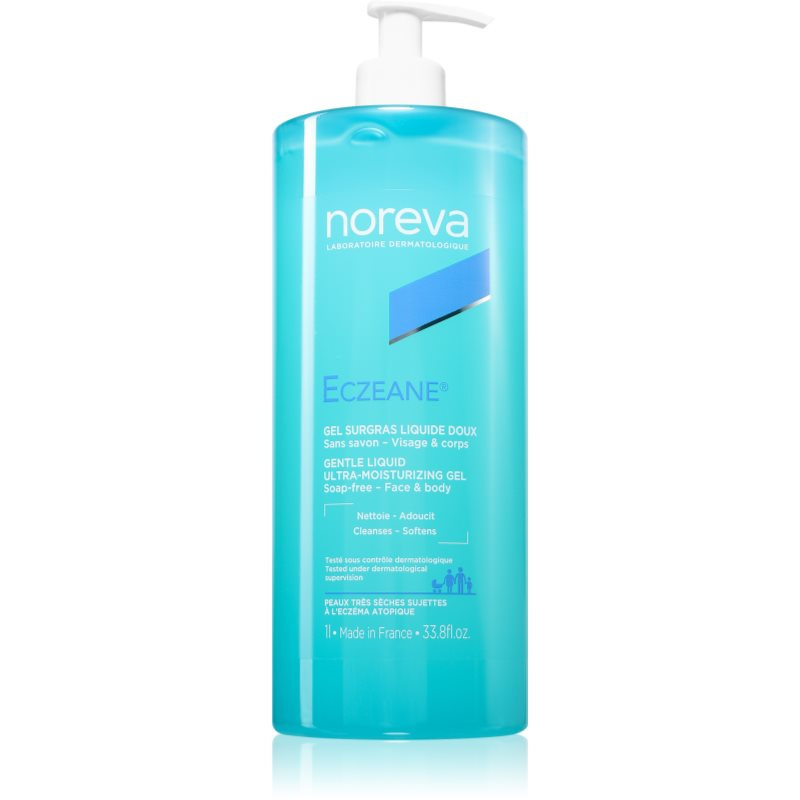 Noreva Eczeane Gentle Liquid Ultra-Moisturizing Gel sprchový gel na obličej a tělo 1000 ml