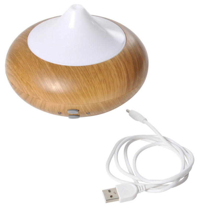 Homea Aroma difuzér s LED světlem, 210 ml hnědá