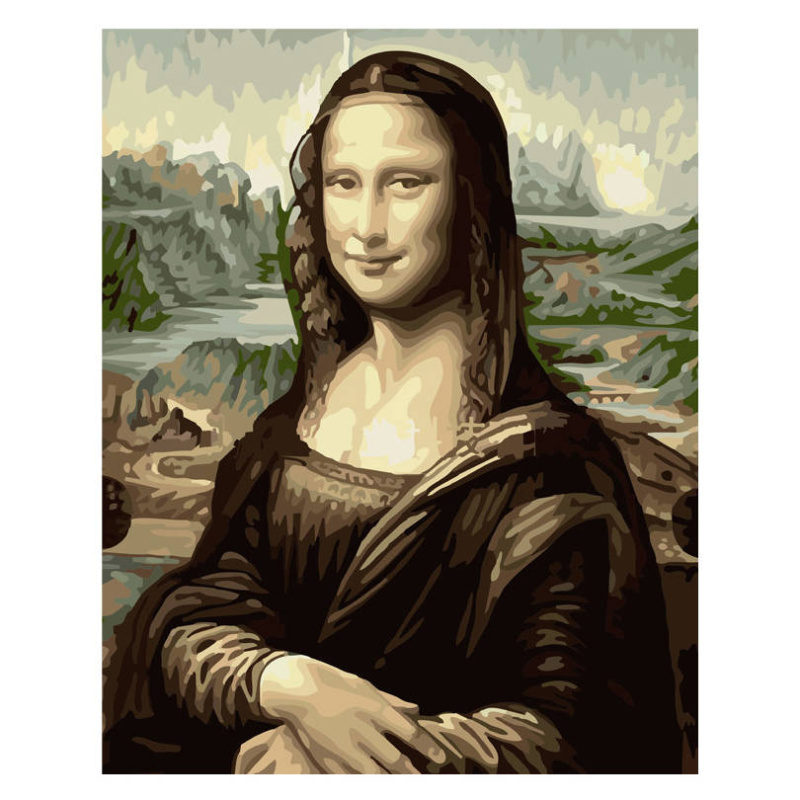Seurat Malování podle čísel Mona Lisa, 50 x 40 vícebarevná