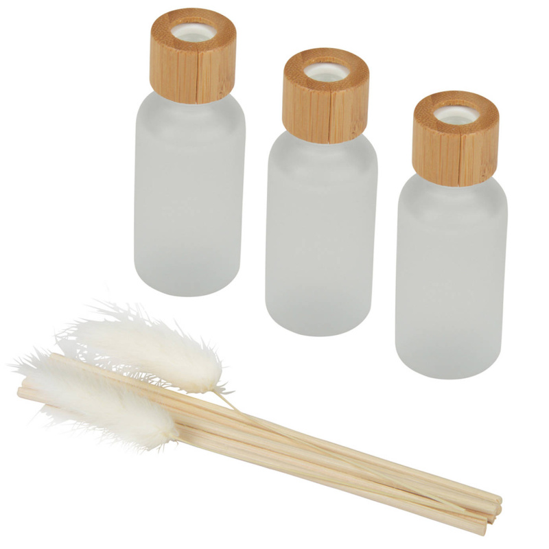 Homea Sada vonných difuzérů s tyčinkami, 3 x 30 ml béžová