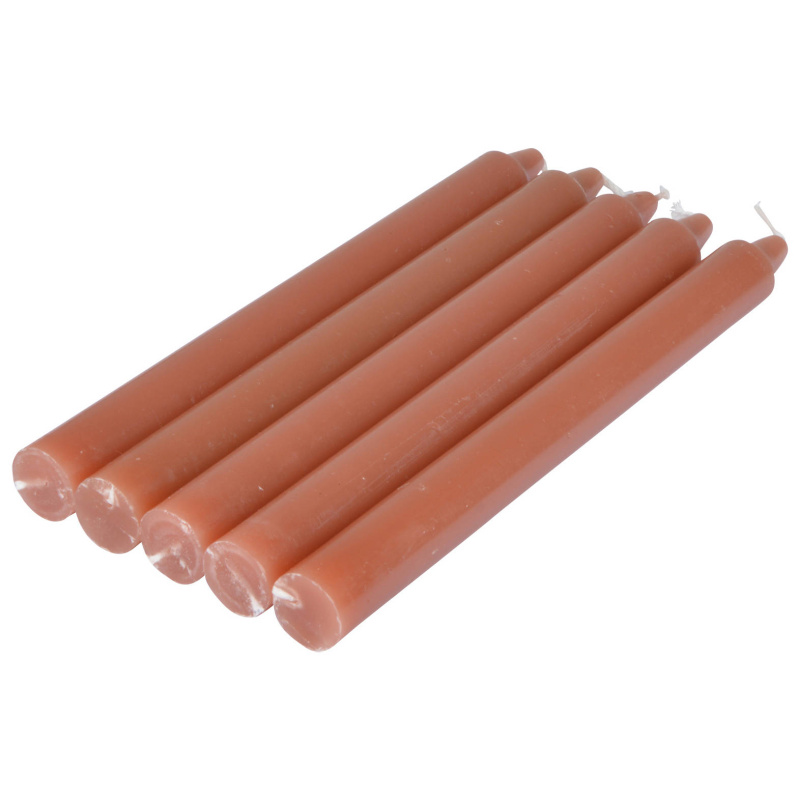 Homea Sada vysokých svíček ESSENTIAL, 20 cm, hnědá barva hnědá