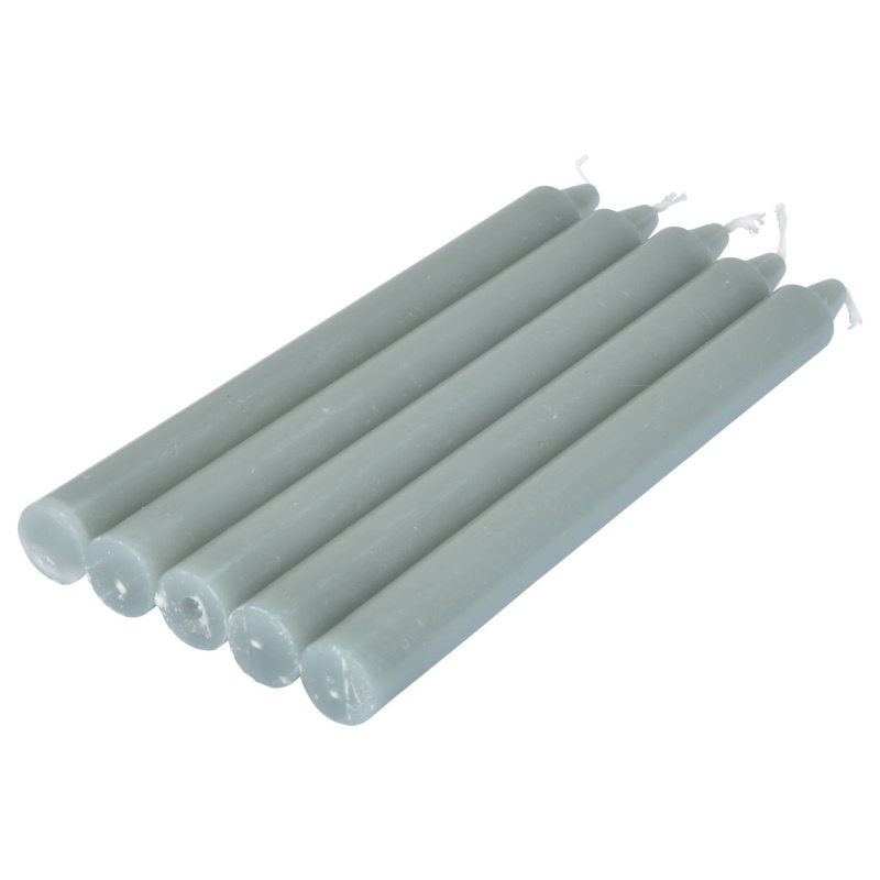 Homea Sada vysokých svíček ESSENTIAL, 20 cm, šedá barva šedá