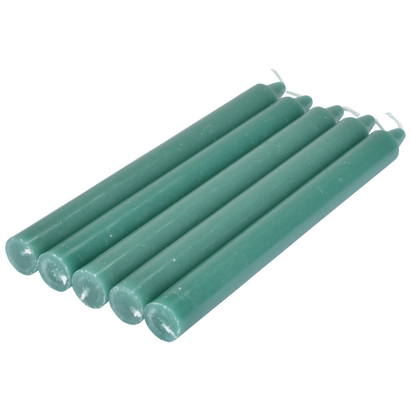Homea Sada vysokých svíček ESSENTIAL, 20 cm, zelená barva zelená