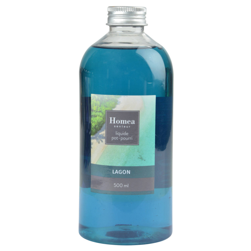 Homea Vonná voda pro Pot-Pourri ESSENTIAL, 500 ml, laguna transparentní
