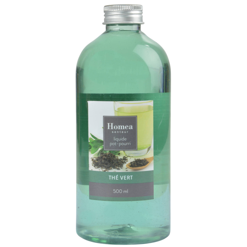Homea Vonná voda pro Pot-Pourri ESSENTIAL, 500 ml, zelený čaj transparentní