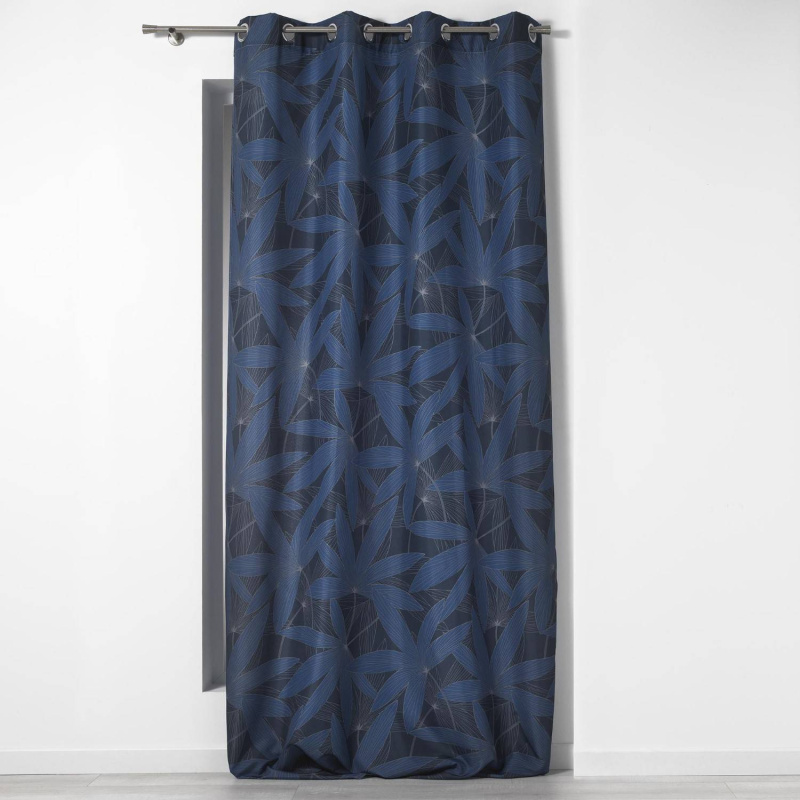 Douceur d'intérieur Závěs LIOPHEE, 140 x 260 cm, tmavě modrý námořnická modř 54991