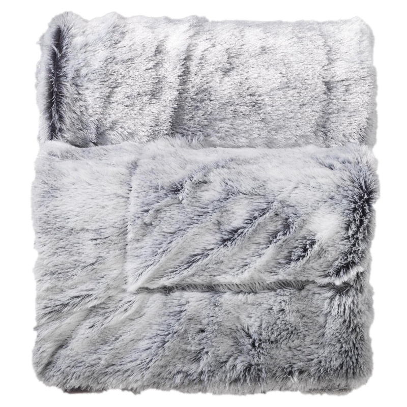 Douceur d'intérieur Šedý přehoz na postel ANTARTIC, 125x150 cm šedá