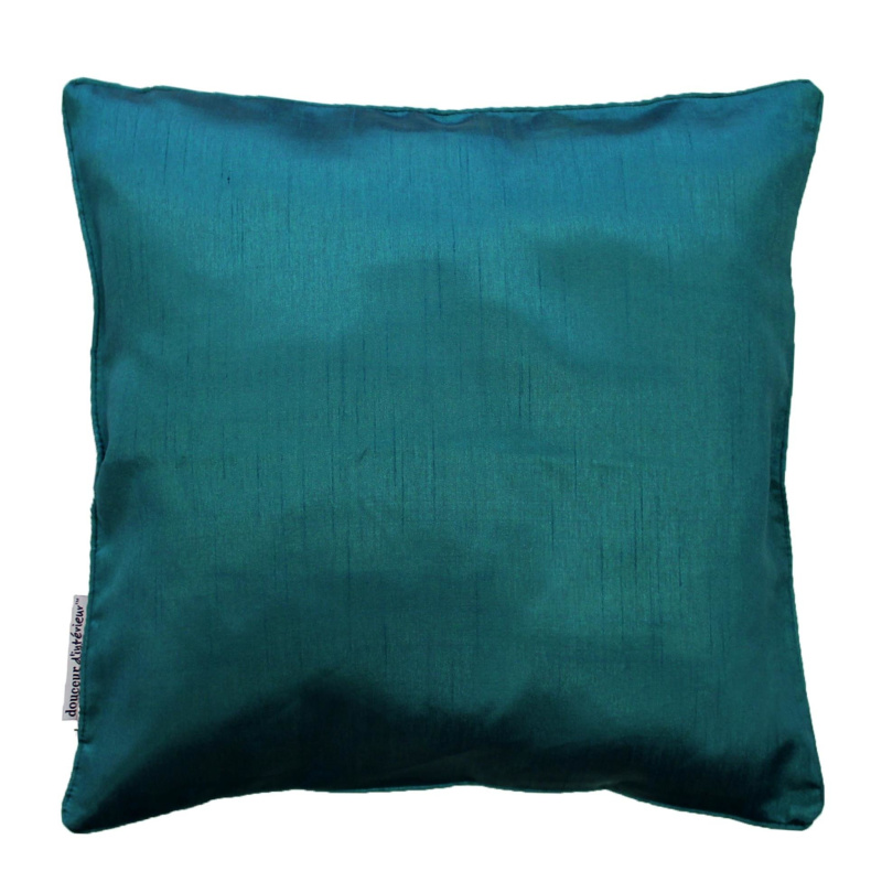 Douceur d'intérieur potah na polštář 40 x 40 cm SHANA hladký, barva modrá mořská