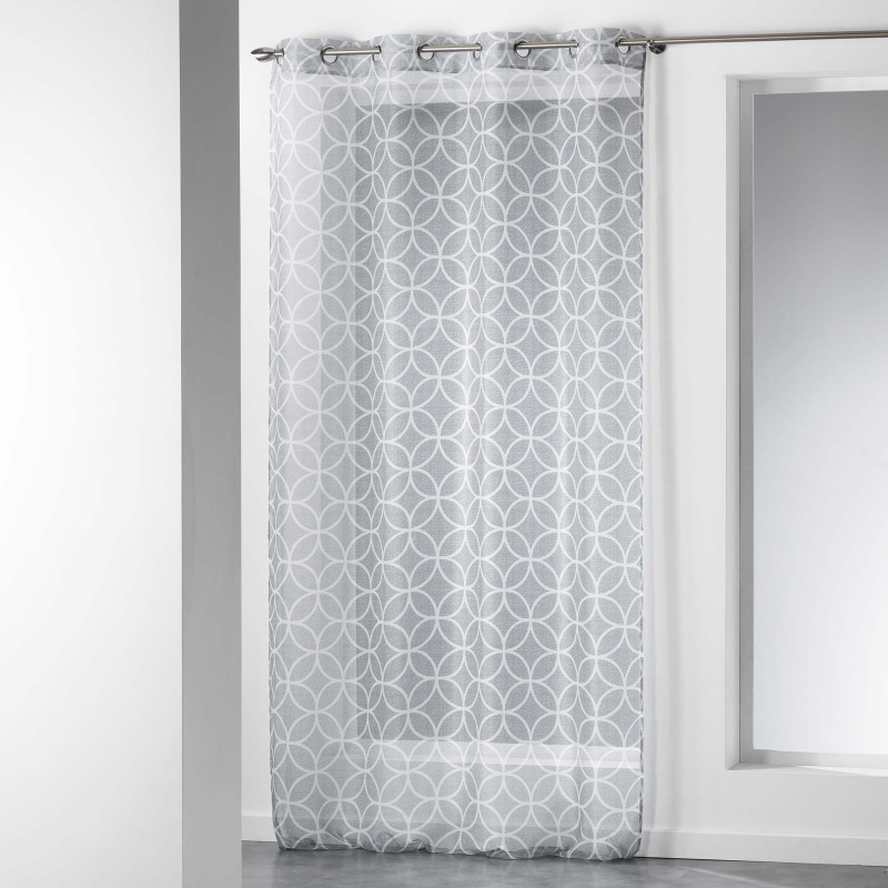 Douceur d'intérieur Šedé závěsy DARIO, 140 x 240 cm šedá