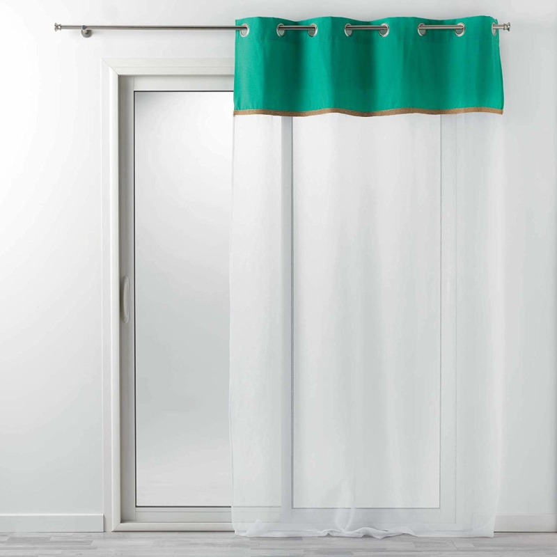 Douceur d'intérieur Ready rybíz KELONIA, 140 x 240 cm, bílá se zelenou bílá