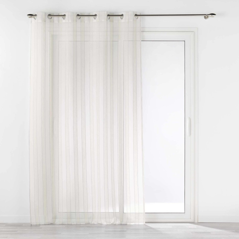 Douceur d'intérieur Záclona s oky CHARLIZE, 140 x 240 cm bílá