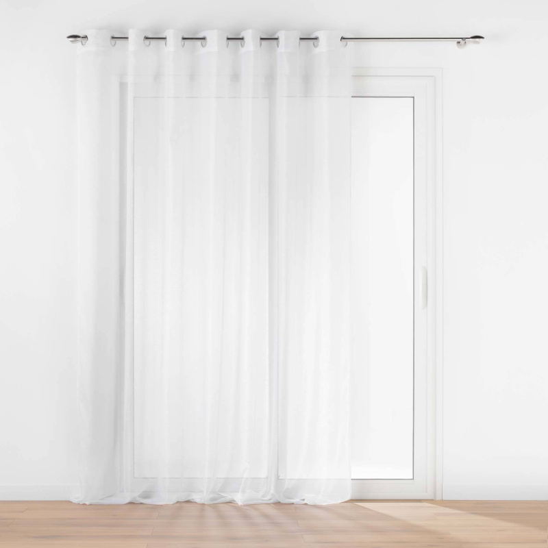 Douceur d'intérieur Hotová záclona z hladkého voálu LISSEA, bílá, 240 x 240 cm bílá