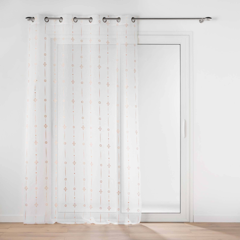 Douceur d'intérieur Záclona s průchodkami ARIANE, 140 x 200 cm