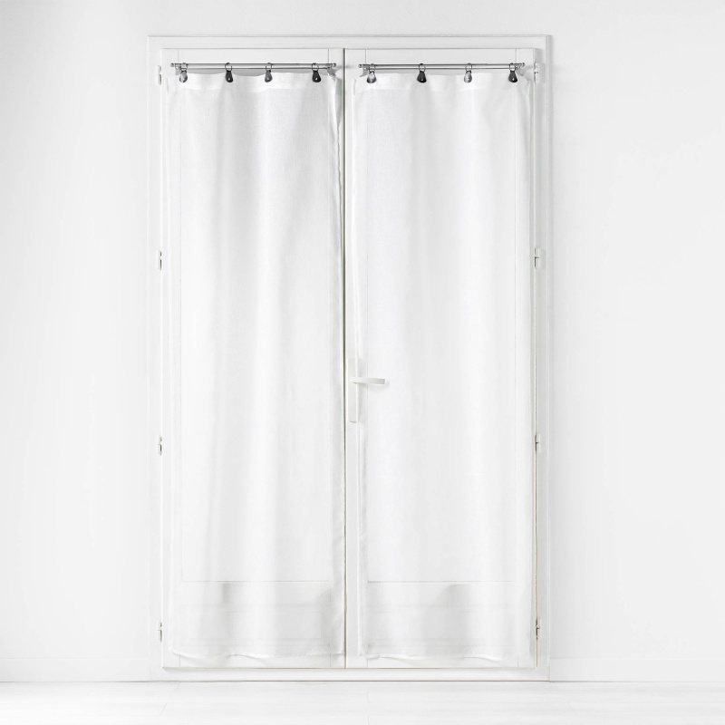 Douceur d'intérieur Jednobarevné záclony, LINKA, 70 x 200 cm bílá