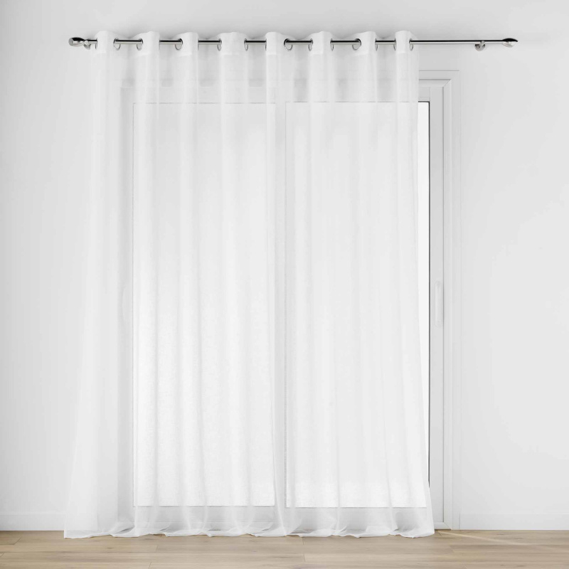 Douceur d'intérieur Široká záclona s oky, CARLIN, 300 x 240 cm bílá