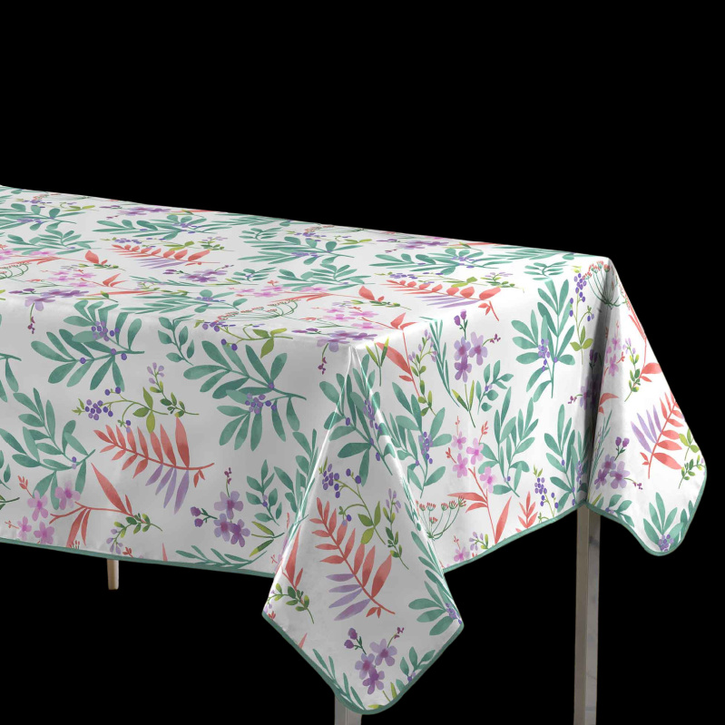 Douceur d'intérieur Obdélníkový ubrus LISTY, polyester, 140 x 240 cm vícebarevná