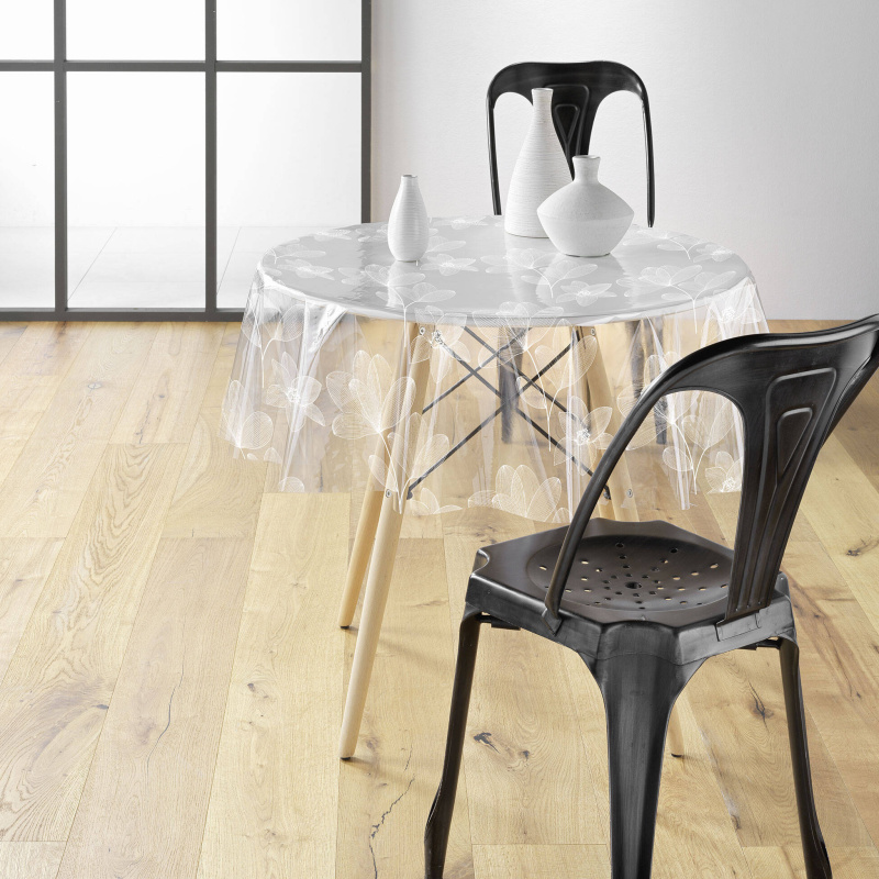 Douceur d'intérieur Transparentní ubrus PVC DANELA, ⌀ 140 cm transparentní