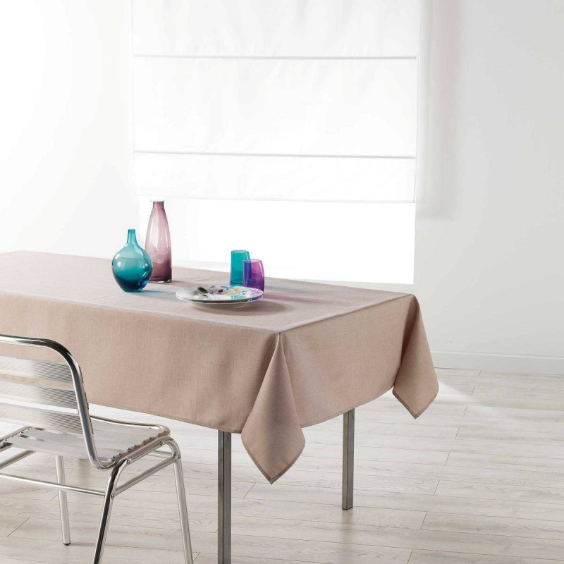 Douceur d'intérieur Obdélníkový ubrus NEWTON, 140 x 250 cm, polyester hnědá
