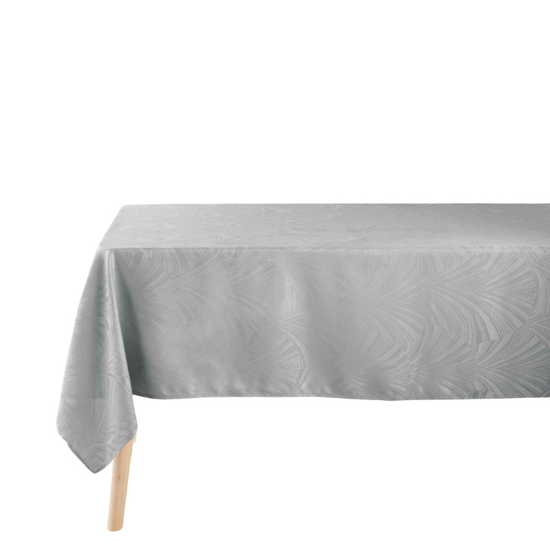 Douceur d'intérieur Žakárový ubrus LOLLY, obdélníkový, šedý, 140 x 240 cm šedá