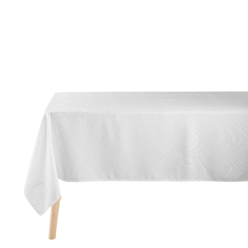 Douceur d'intérieur Žakárový ubrus LOLLY, obdélníkový, bílý, 140 x 240 cm bílá