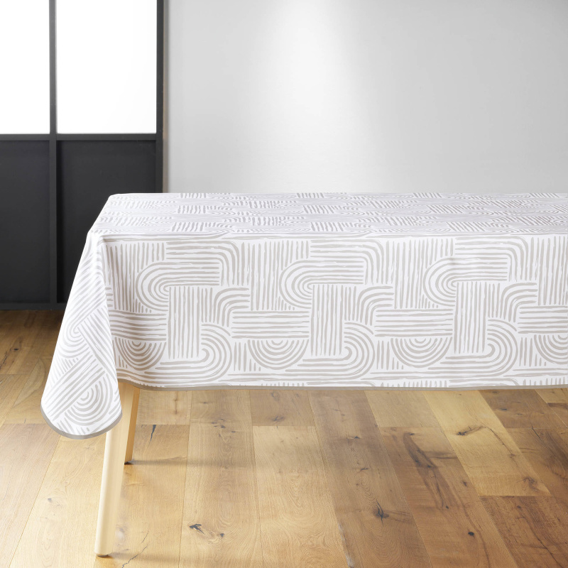 Douceur d'intérieur Ubrus PANDORE, 150 x 240 cm bílá