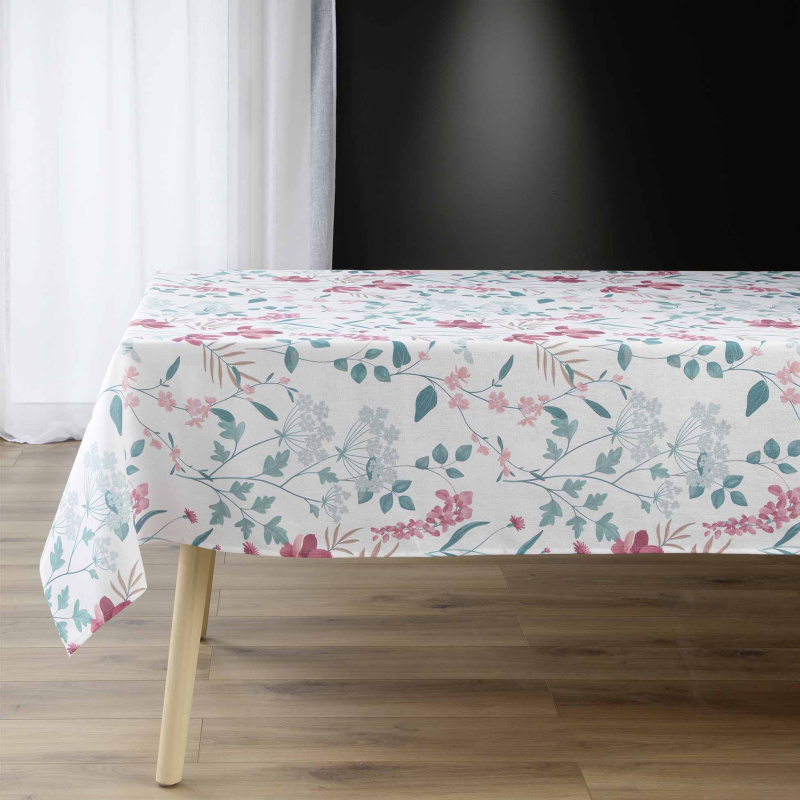Douceur d'intérieur Polyesterový ubrus s potiskem FLORANTINE, 140 x 240 cm vícebarevná