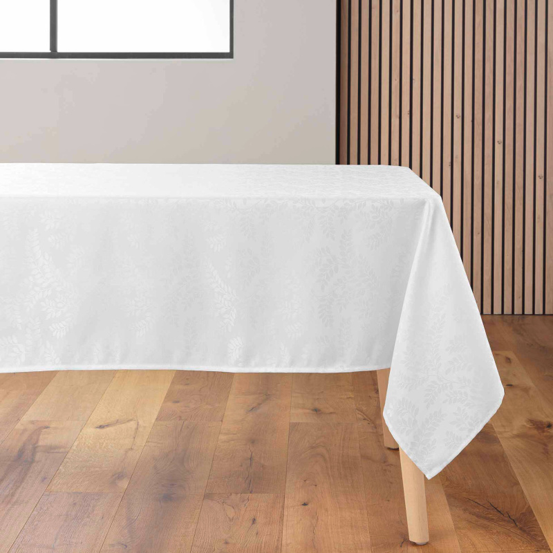 Douceur d'intérieur Ubrus se stříbrným vzorem, DORIANE, 140 x 240 cm béžová