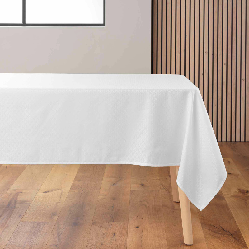 Douceur d'intérieur Ubrus s jemným vzorem, ARTEA, 140 x 240 cm, bílý bílá
