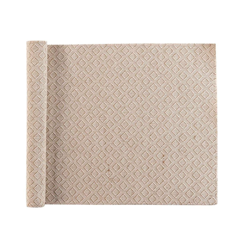 Douceur d'intérieur Běhoun na stůl DANITY, juta a polyester, 35 x 140 cm béžová