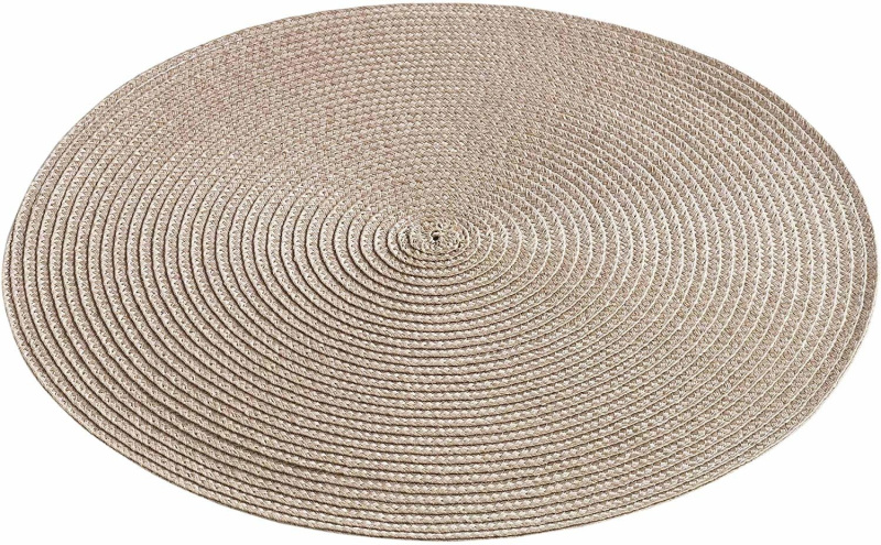 Douceur d'intérieur Prostírání, průměr 35 cm, taupe béžová