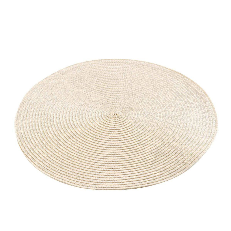 Douceur d'intérieur Prostírání ZEBULON, Ø 35 cm, béžová barva béžová