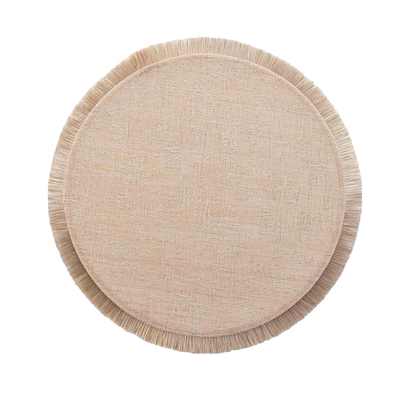 Douceur d'intérieur Třpytivé prostírání, JOALIE, Ø 38 cm, zlaté zlatá
