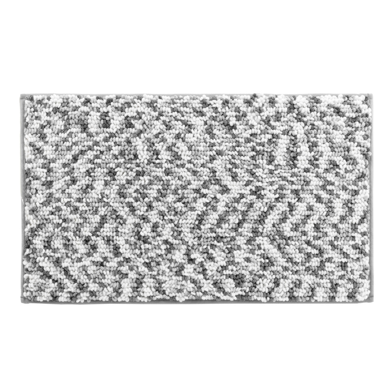 Douceur d'intérieur Koupelnová předložka FRIZA z mikrovlákna, 45 x 75 cm šedá