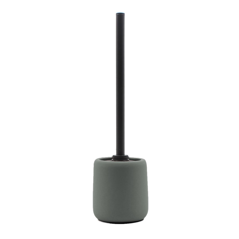Douceur d'intérieur WC kartáč 38,5 cm, CERALIA, šedý šedá
