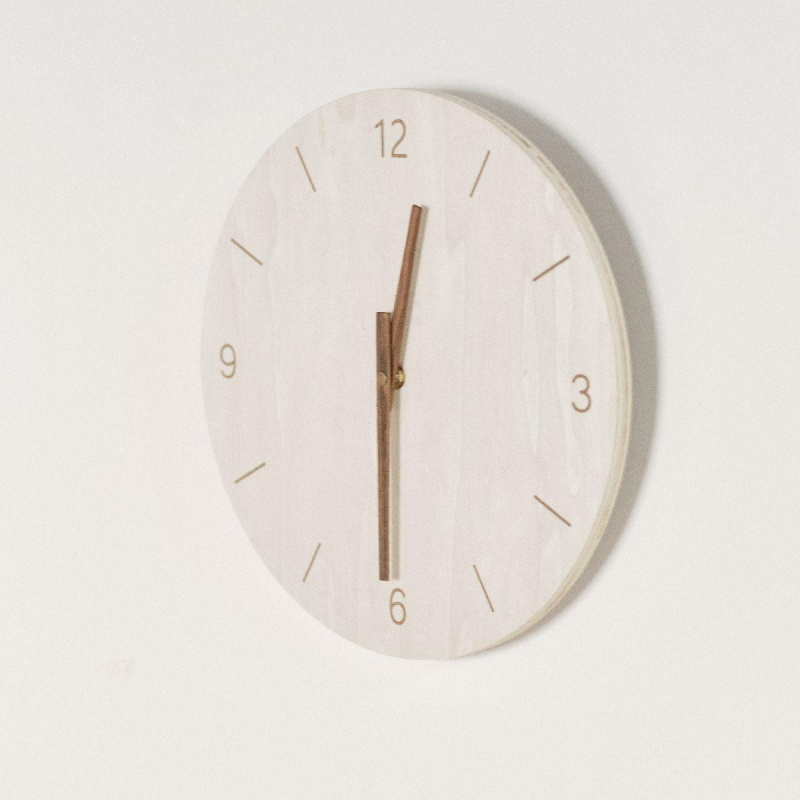 Today Nástěnné hodiyn SIMPLICITY, 30 cm béžová