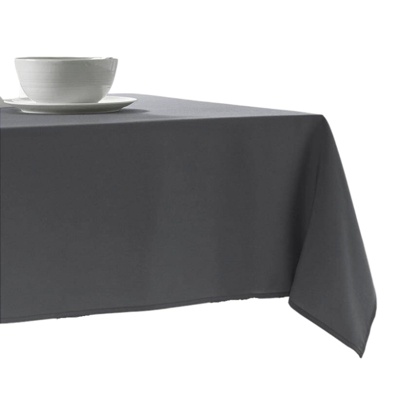 Today Obdélníkový ubrus MINIMAL, polyester, tmavě šedý, 150 x 250 cm antracitová