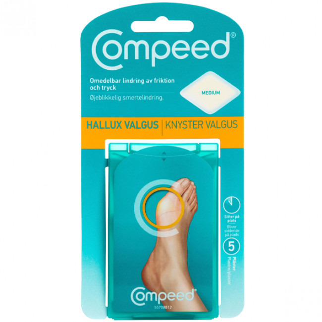 Compeed Náplasti na vbočený palec 5 ks