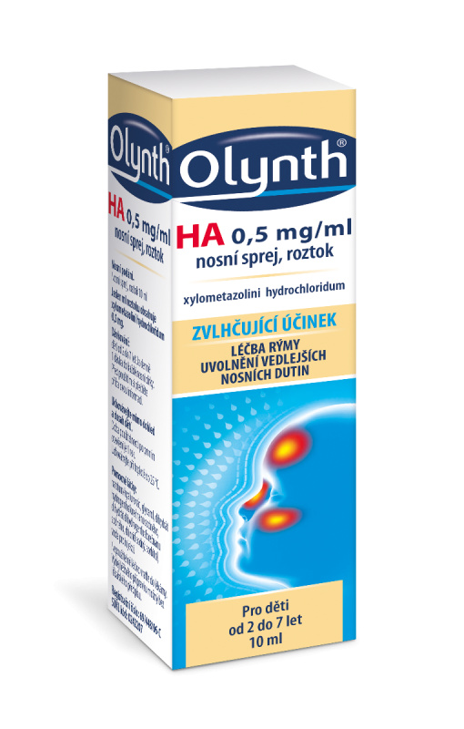 OLYNTH HA 0,5MG/ML Nosní sprej, roztok 1X10ML