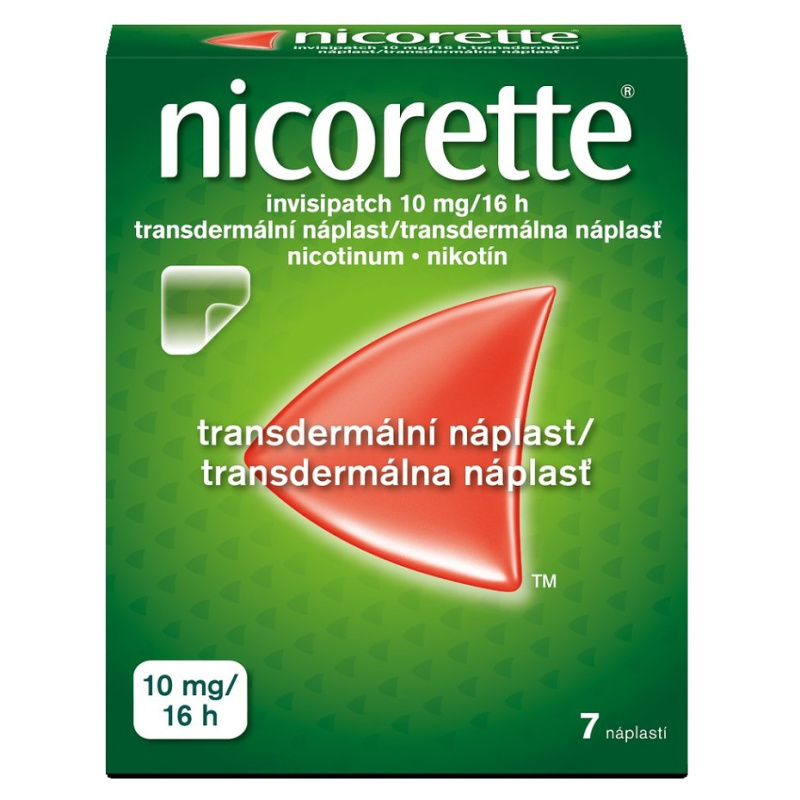 NICORETTE INVISIPATCH 10MG/16H Transdermální náplast 7