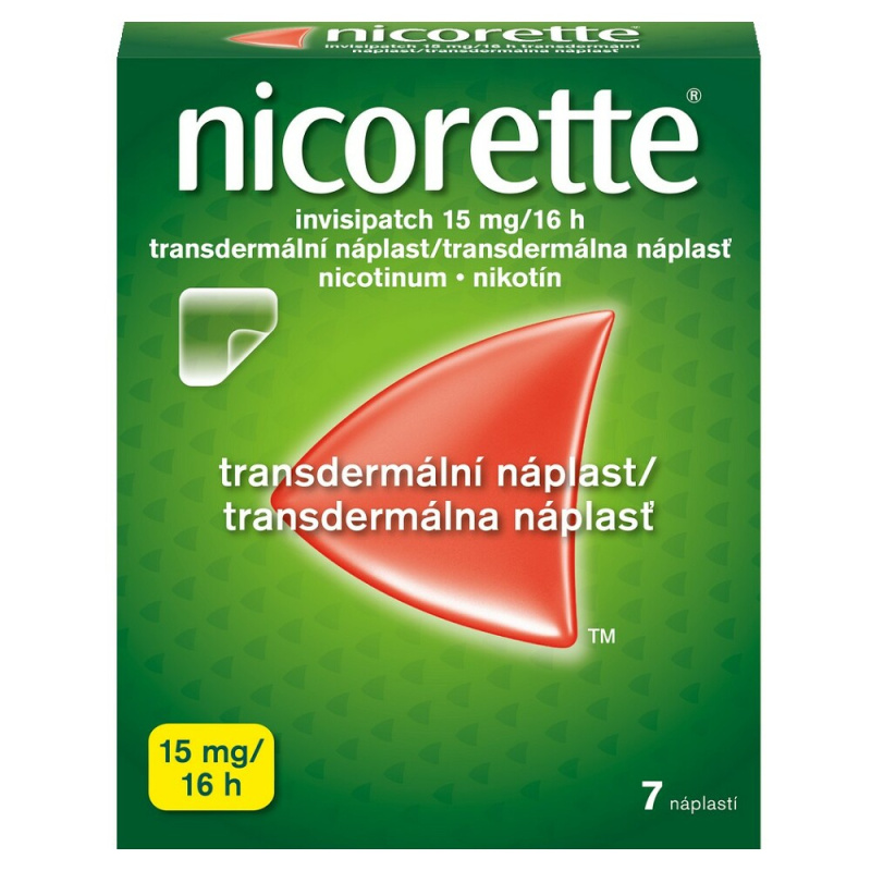 NICORETTE INVISIPATCH 15MG/16H Transdermální náplast 7