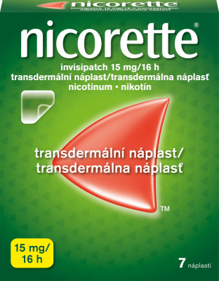 NICORETTE INVISIPATCH 15MG/16H Transdermální náplast 7