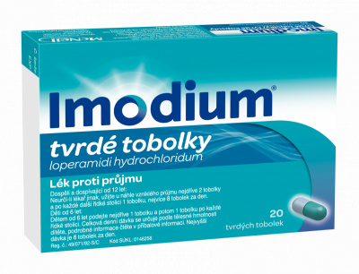 IMODIUM 2MG Tvrdá tobolka 20