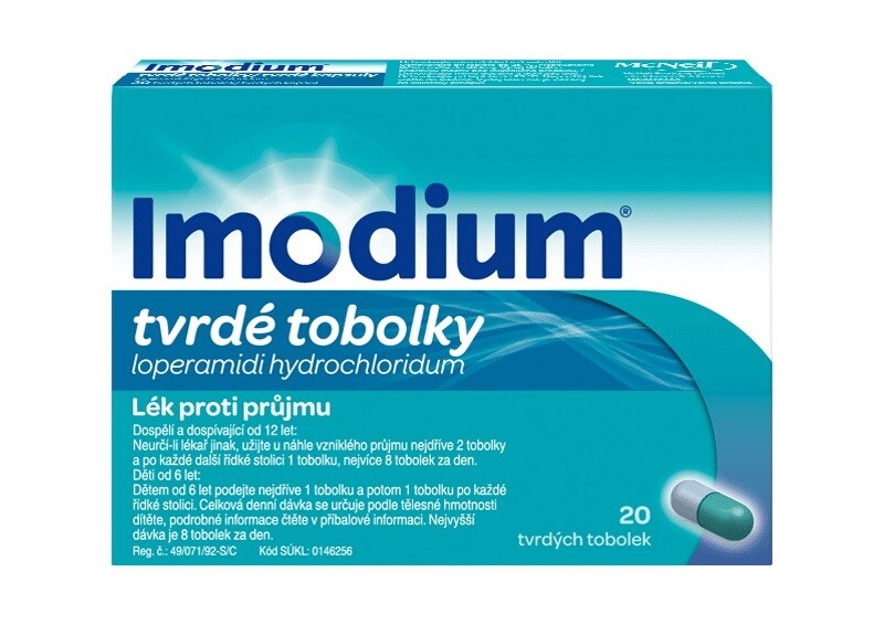 IMODIUM 2MG Tvrdá tobolka 20