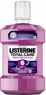 Listerine Total Care Teeth Protection ústní voda pro kompletní ochranu zubů 6 v 1 1000 ml